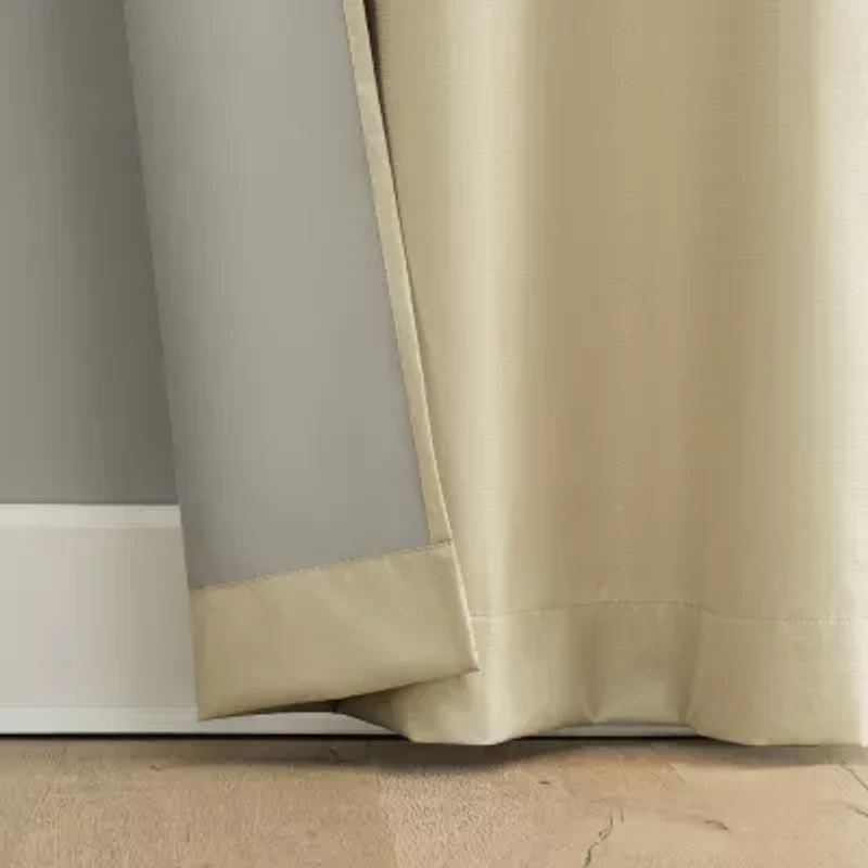 Bayline Grommet Top Blackout Set of 2 Curtain Panel