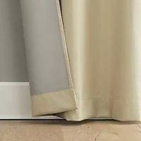 Bayline Grommet Top Blackout Set of 2 Curtain Panel