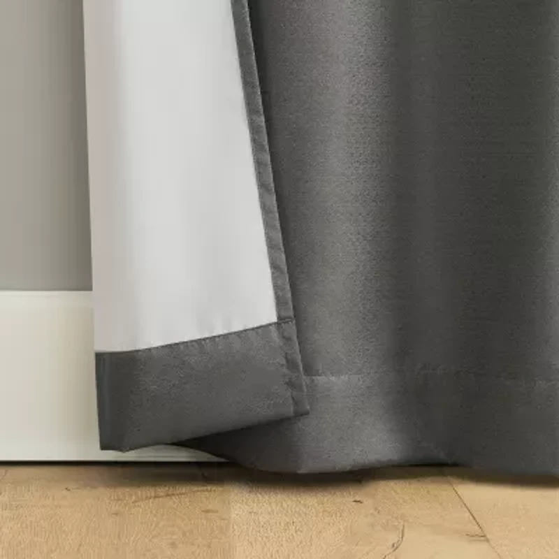 Bayline Grommet Top Blackout Set of 2 Curtain Panel