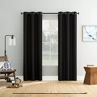 Bayline Grommet Top Blackout Set of 2 Curtain Panel