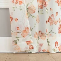 Lena Rod Pocket Sheer Set of 2 Curtain Panel