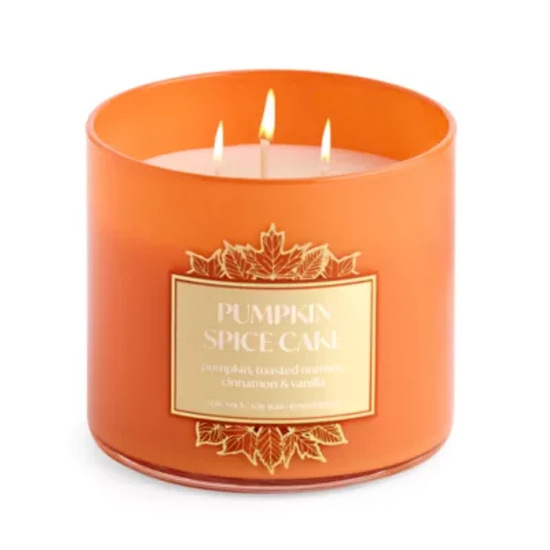 Distant Lands Pumpkin Spice Cake 3-Wick Scented Jar Candle