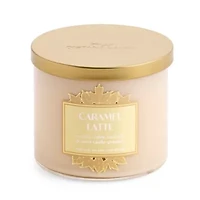 Distant Lands Caramel Latte 3-Wick Scented Jar Candle