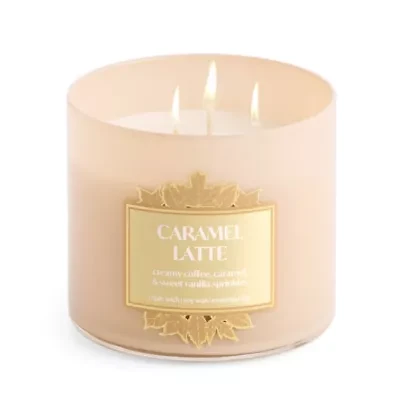 Distant Lands Caramel Latte 3-Wick Scented Jar Candle