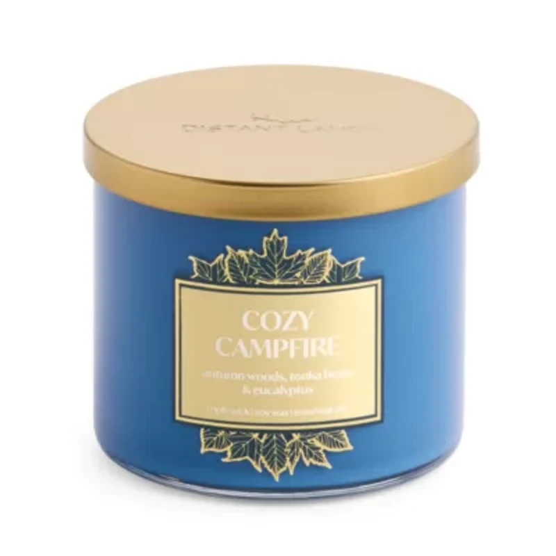 Distant Lands Cozy Campfire 3-Wick Scented Jar Candle
