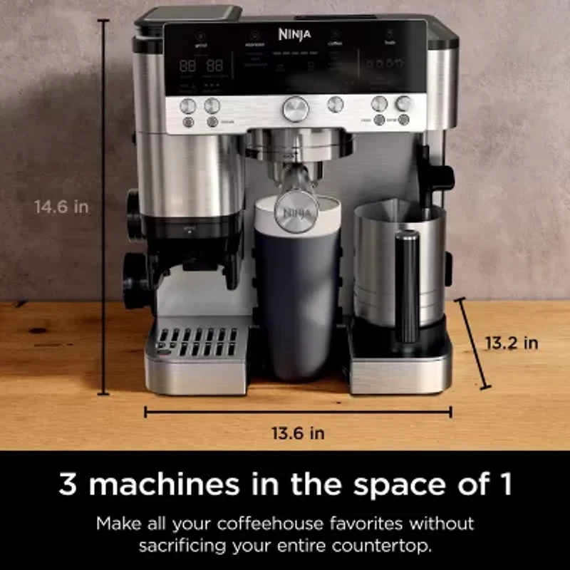 Ninja Luxe Café Premier Series 3-in-1 Espresso, Coffee and Cold Brew Machine