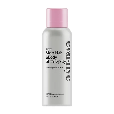 Eva Nyc Kweeen Silver Hair & Body Glitter Spray
