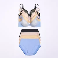 Liz Claiborne No Show Plunge Full Coverage Bra 355387