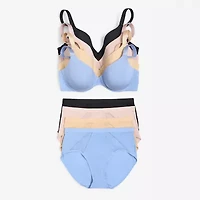Liz Claiborne Cool Touch Lightly Lined Full Coverage Bra 351861