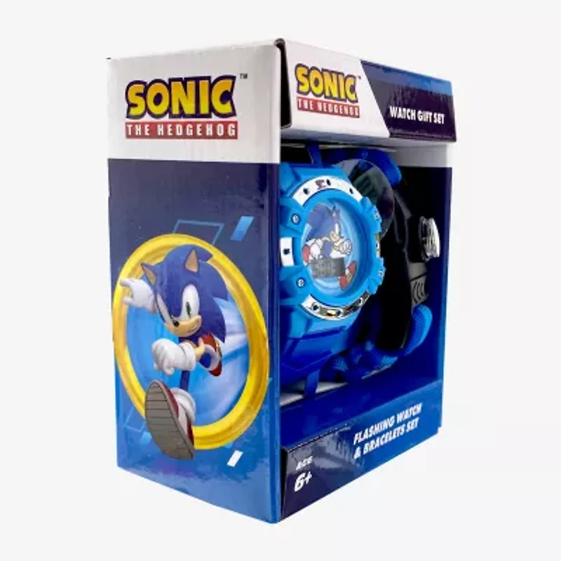 Sonic the Hedgehog Boys Multicolor 2-pc. Watch Boxed Set Snc40126mjc