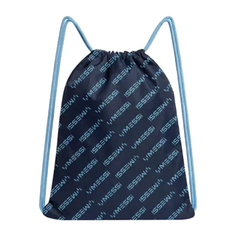Messi Cinch Bag Sackpack Dark Blue Print
