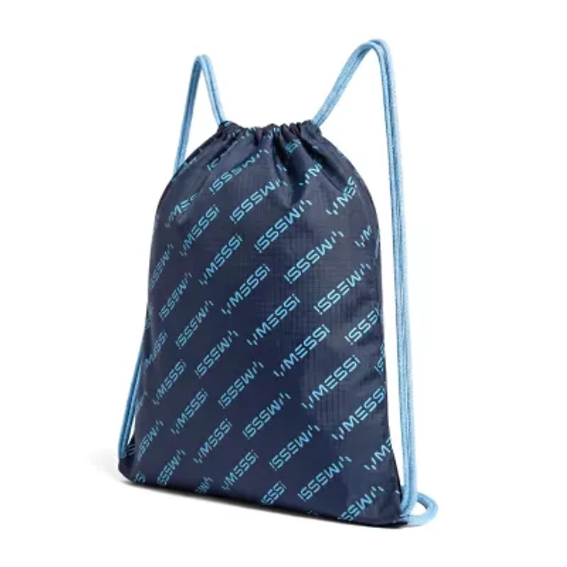Messi Cinch Bag Sackpack Dark Blue Print