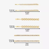 Bijoux Bar 6-pc. Multi Color Bobby Pin