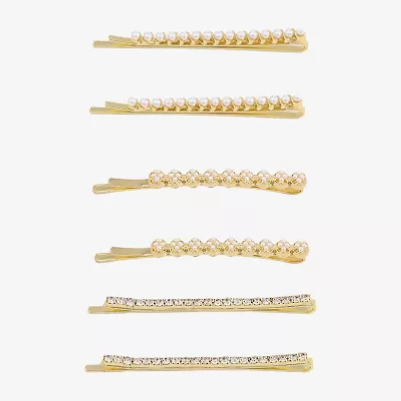 Bijoux Bar 6-pc. Multi Color Bobby Pin
