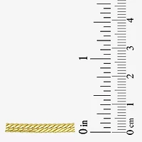 Made in Italy Womens 10K Gold 20 Inch Herringbone Chain Necklace