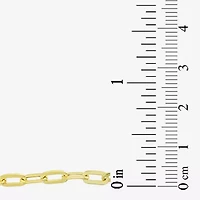 Gold Addiction Womens 10K Gold 7.5 Inch Semisolid Link Chain Bracelet