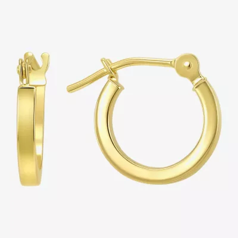 Womens 14K Gold 2 Pair Earring Set