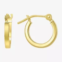 Womens 14K Gold 2 Pair Earring Set