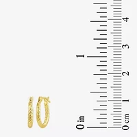 Womens 14K Gold 2 Pair Earring Set