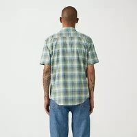 Levi's® Mens Short Sleeve Regular Fit Button-Down Shirt