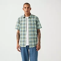 Levi's® Mens Short Sleeve Regular Fit Button-Down Shirt