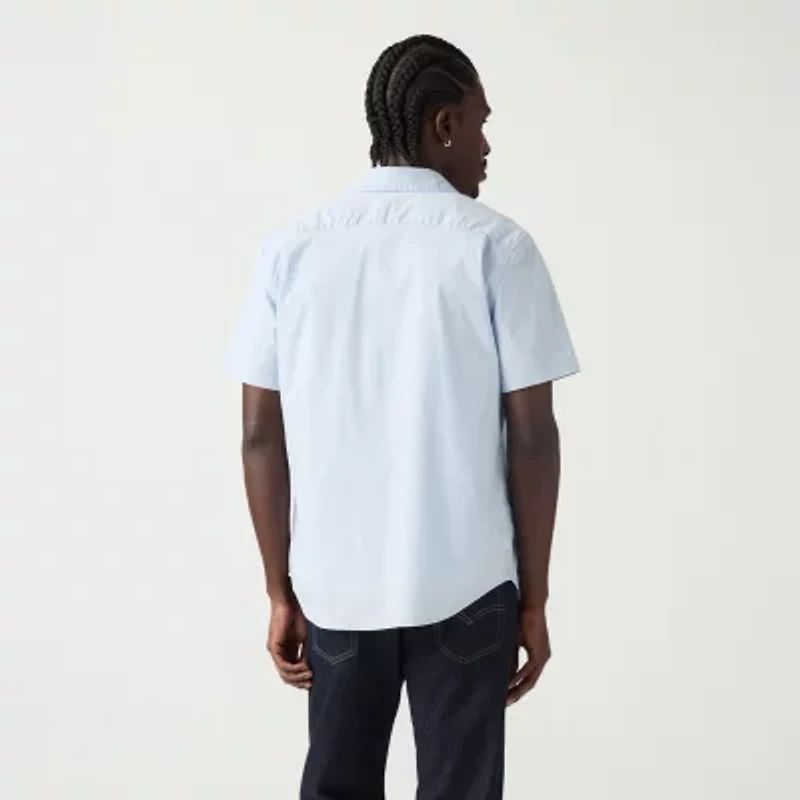 Levi's® Mens Short Sleeve Regular Fit Button-Down Shirt