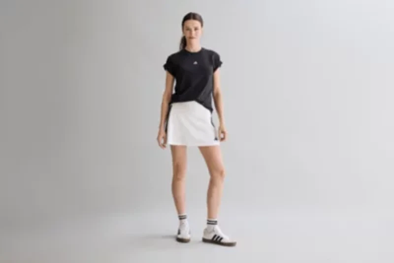 adidas Womens Crew Neck Short Sleeve Active T-Shirt