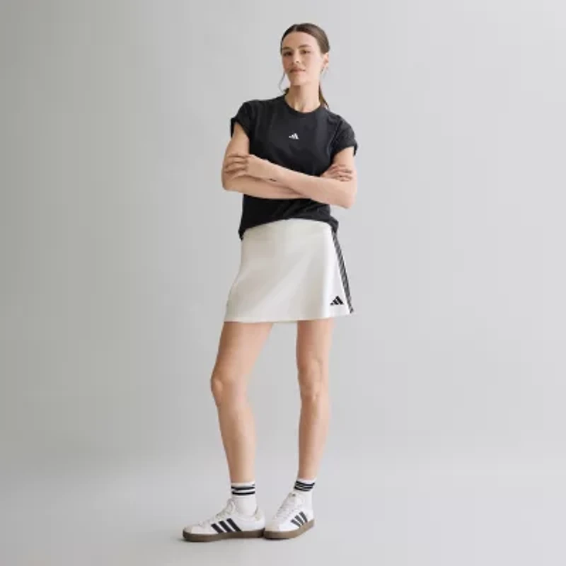 adidas Womens Crew Neck Short Sleeve Active T-Shirt