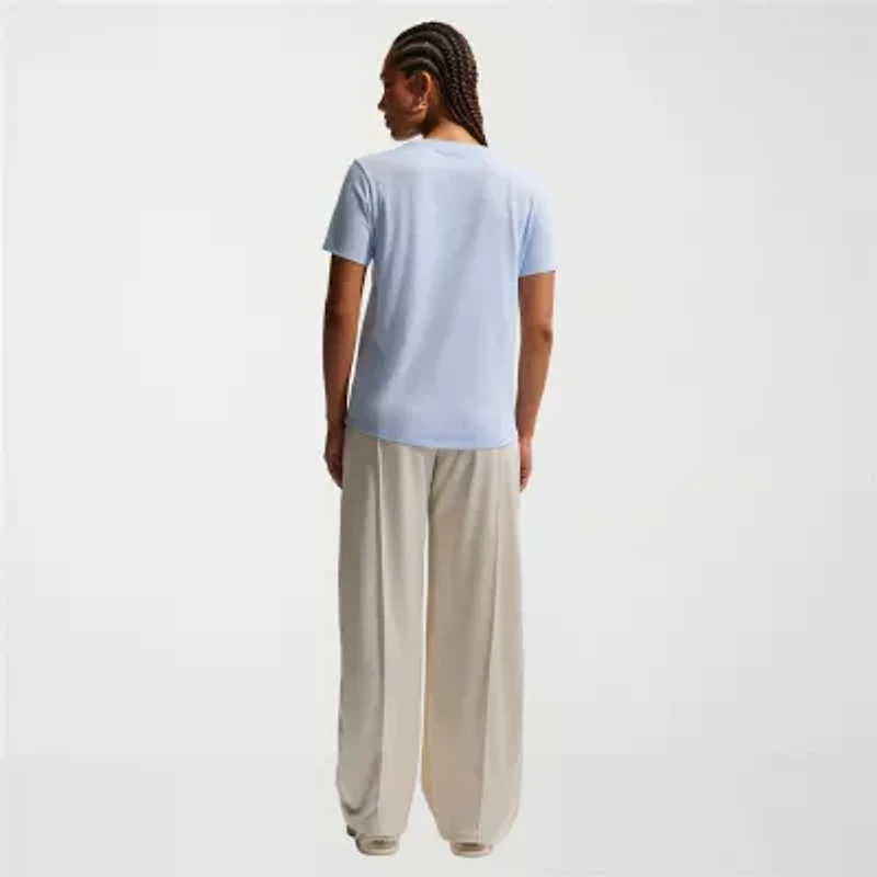 Nike Womens Crew Neck Short Sleeve Active T-Shirt
