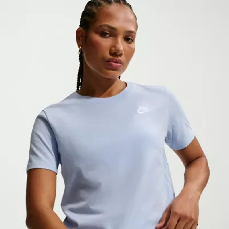 Nike Womens Crew Neck Short Sleeve Active T-Shirt