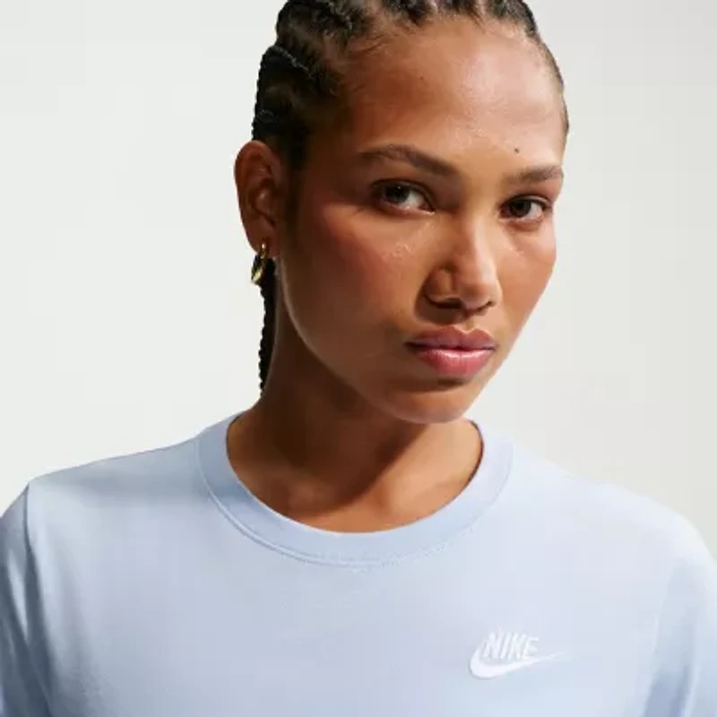 Nike Womens Crew Neck Short Sleeve Active T-Shirt
