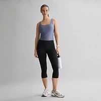 Xersion EverContour+ Womens Square Neck Active Tank Top