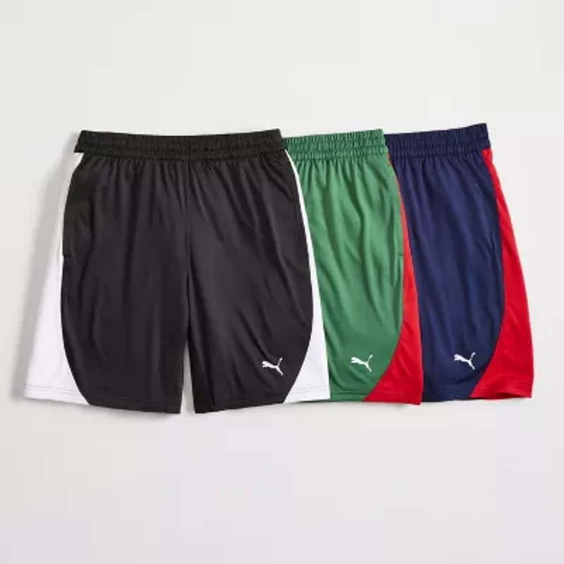 PUMA Mens 8" Moisture Wicking Workout Shorts