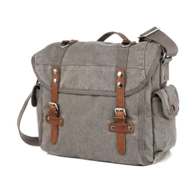 TSD Brand Silver Road Messenger Messenger Bag