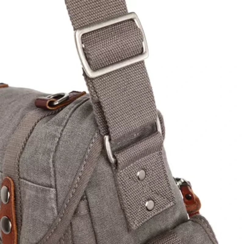 TSD Brand Silver Road Messenger Messenger Bag