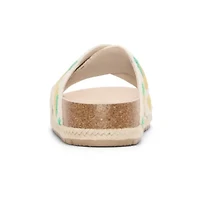 Dirty Laundry Twilah Womens Criss Cross Strap Footbed Sandals