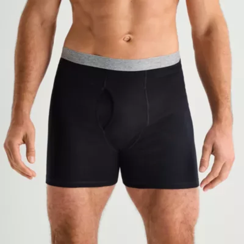 Stafford Cotton Mens 4 Pack Boxer Briefs 302866