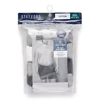 Stafford Cotton Mens Big 4 Pack Boxer Briefs 302866