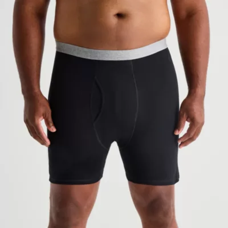 Stafford Cotton Mens Big 4 Pack Boxer Briefs 302866