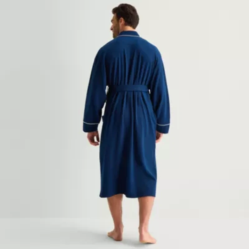 Stafford Waffle One Mens Long Sleeve Length Robe