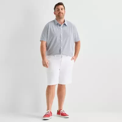 St. John's Bay Extender Waistband Performance 10" & 11" Mens Mid Rise Big and Tall Golf Short