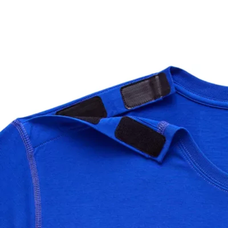 St. John's Bay Super Soft Mens Easy-on + Easy-off Crew Neck Short Sleeve Adaptive Big and Tall T-Shirt
