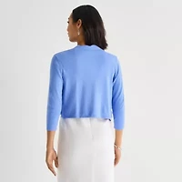 Perceptions Womens 3/4 Sleeve Shrug
