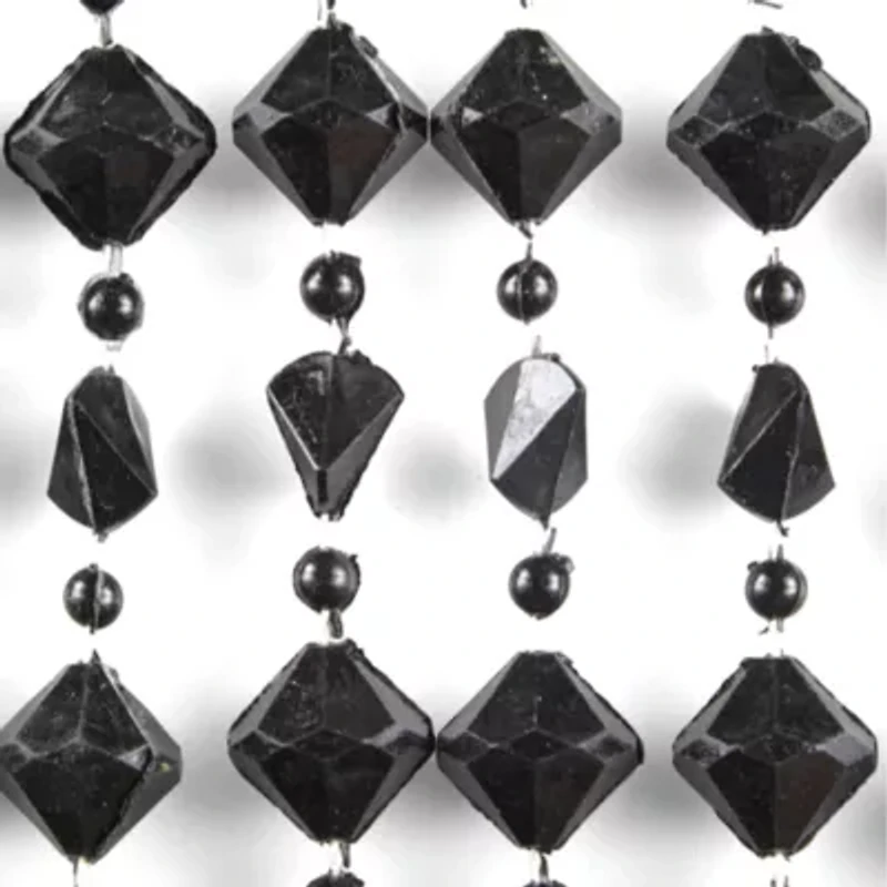 Regal Home Adriana Bead Rod Pocket Light-Filtering Single Curtain Panel