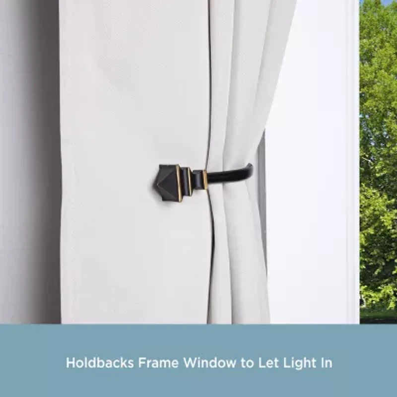 Kenney Arts & Crafts Square End 2-pc. Curtain Holdback