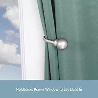 Kenney Chelsea Ball End 2-pc. Curtain Holdback