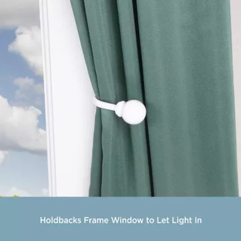 Kenney Chelsea Ball End 2-pc. Curtain Holdback