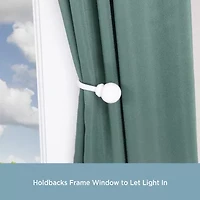 Kenney Chelsea Ball End 2-pc. Curtain Holdback