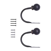 Kenney Chelsea Ball End 2-pc. Curtain Holdback
