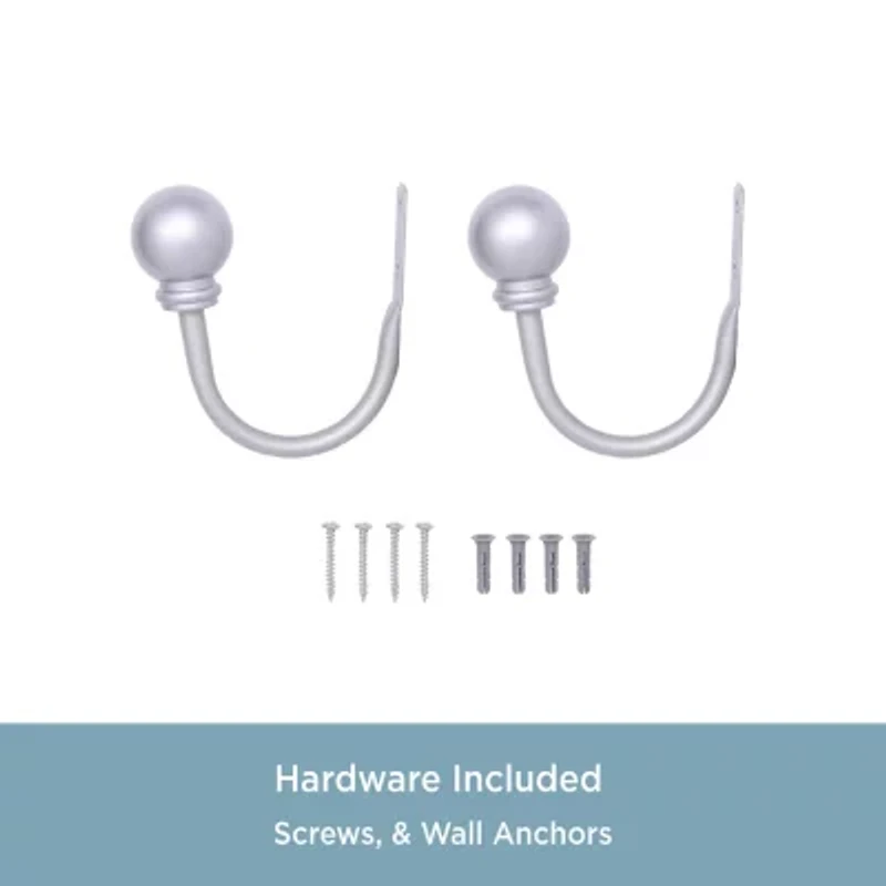 Kenney Chelsea Ball End 2-pc. Curtain Holdback